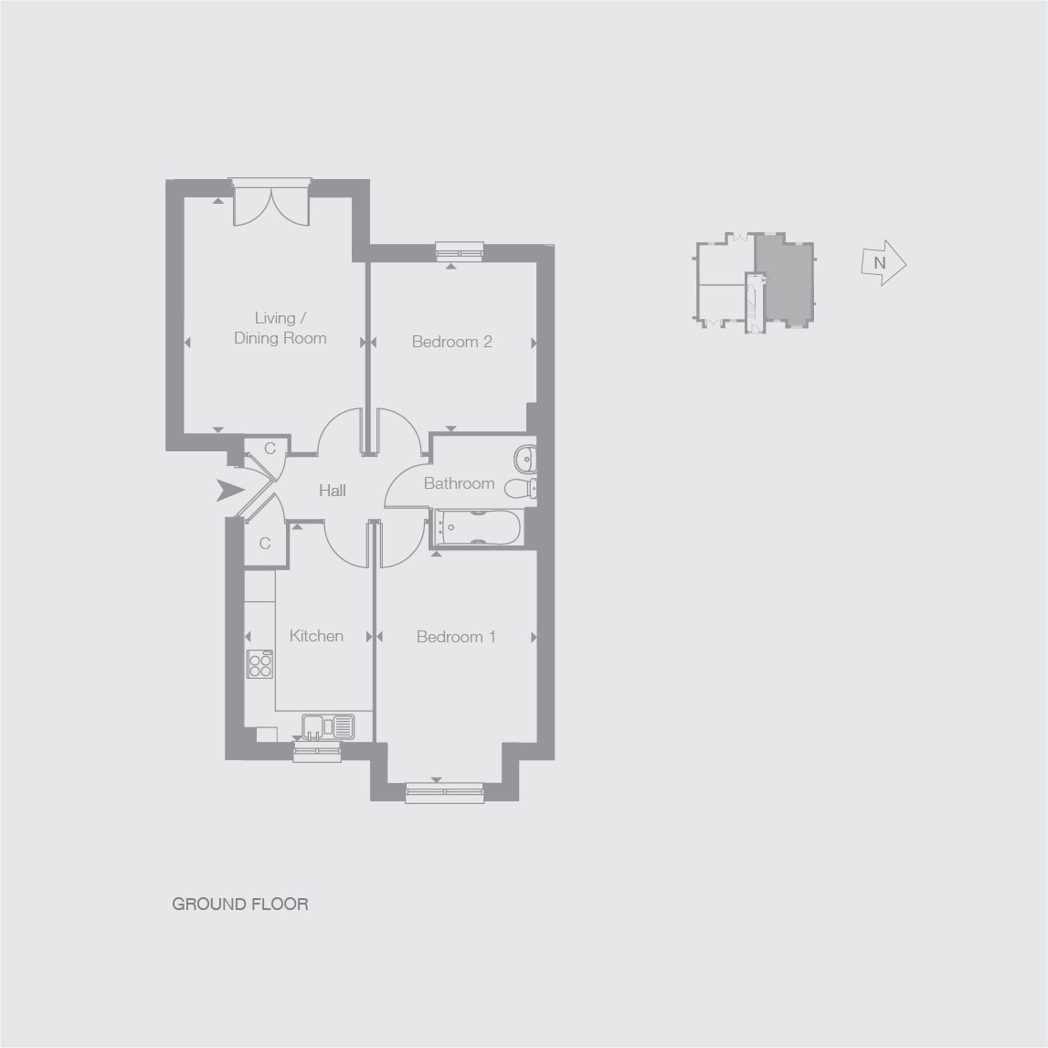 Floorplan for plot 12