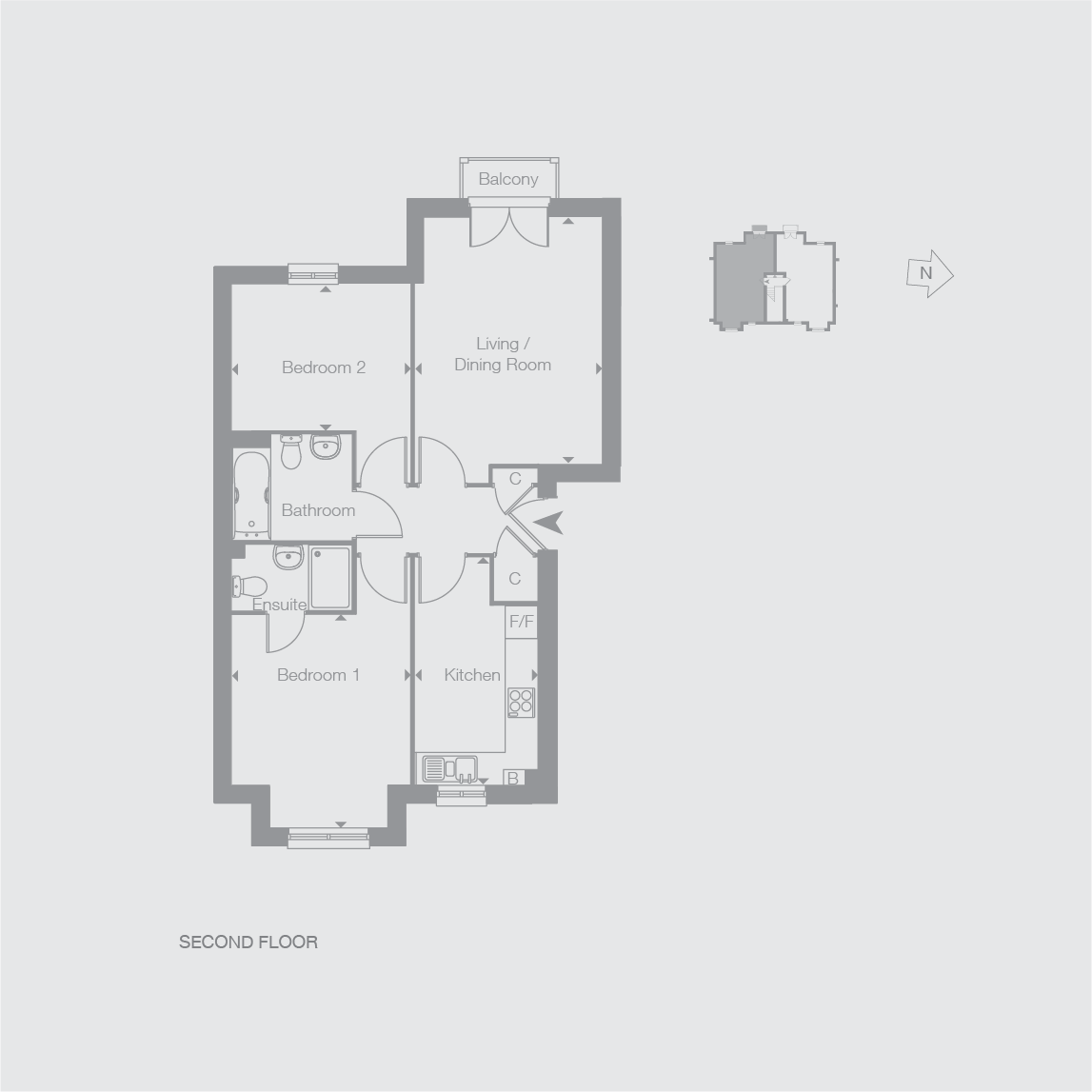 Floorplan for plot 15