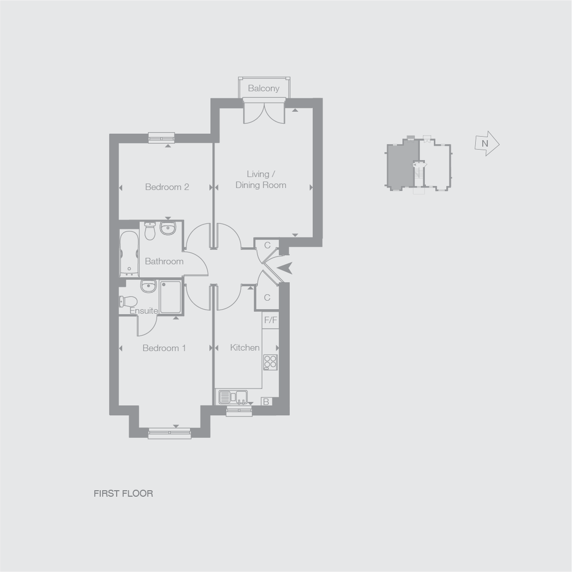 Floorplan for plot 13