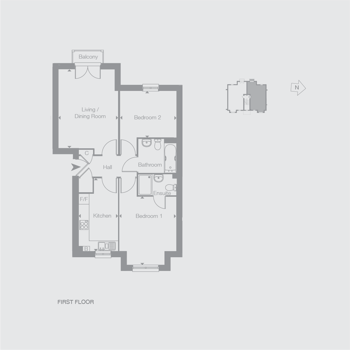 Floorplan for plot 14